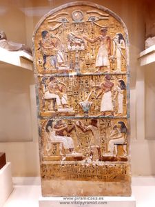 Estela hieroglifos Museo del El Cairo