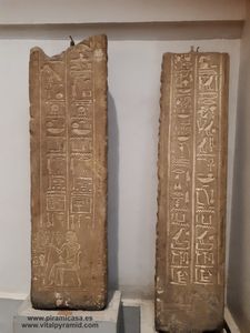 Estela hieroglifos Museo del El Cairo