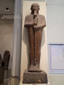 Estatua Dios Ptah granito Museo del El Cairo