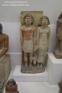 Estatuas en madera Museo del El Cairo