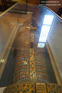 Sarc&oacute;fago en Egipto Museo del El Cairo