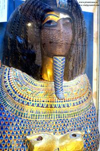 Rostro Sarc&oacute;fago Museo del El Cairo