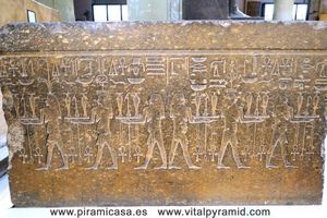 Jerogl&iacute;ficos en Sarc&oacute;fago Museo del El Cairo