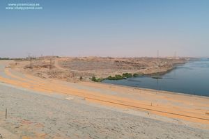 Represa en Aswan, Egipto