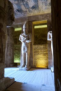 Interior del Templo Mayor de Abu Simbel