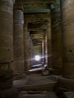 Enormes Columnas del Templo de Abydos