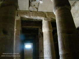 Capiteles del Templo de Abydos