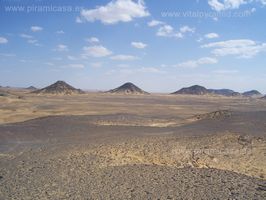 Paisaje Desierto Negro Egipto