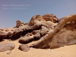 Rocas desierto Negro Egipto