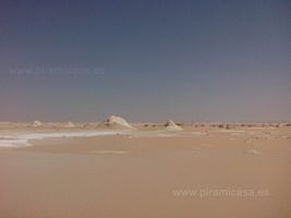 Arena y desierto Blanco