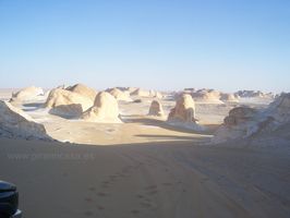 Impresionante paisaje Desierto Blanco