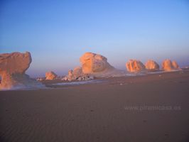 estatuas naturales desierto Blanco