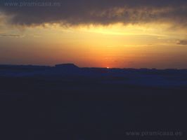 Preciosa puesta de sol