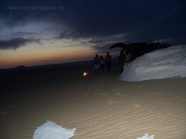 Campamento en el desierto