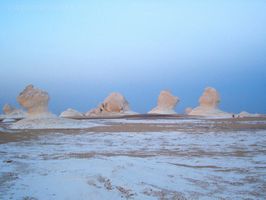 Rocas naturales Desierto Blanco Egipto