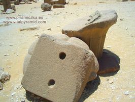 Capiteles columnas en Sakkara