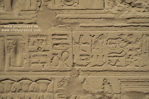Muro Edfu Grabado