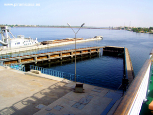 Esclusa de Esna, Egipto