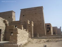 Lateral del Templo de Filae