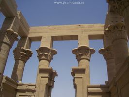Columnas y techo