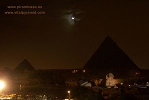 Pir&aacute;mides y esfinge en Guiza Egipto