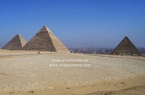 Pir&aacute;mides Kefren y Keops en Guiza, Egipto