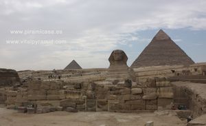 Pir&aacute;mide de Kefren y Esfinge Egipto