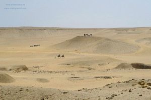 Desierto  de Guiza  pir&aacute;mides de  Egipto