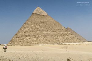 Kefren Jafra Pir&aacute;mide de Guiza  de  Egipto