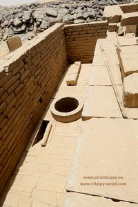 Techo y nil&oacute;metro de Kalabsha