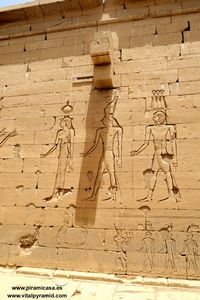 Dioses Egipcios muro de Kalabsha