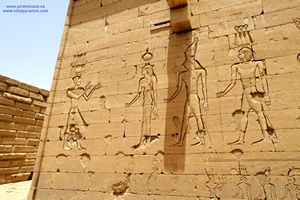 Dioses Egipcios muro de Kalabsha