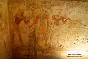 Beit el-Wali  Escena de Horus