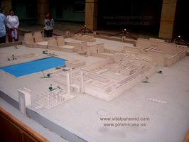 Maqueta general Templo Karnak