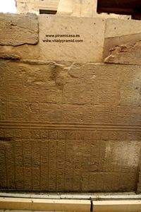 Calendario jerogl&iacute;ficos en Kom Ombo