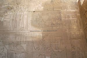 jeroglificos en Kom Ombo