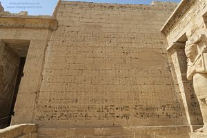 Jeroglificos muro Medinet Abu