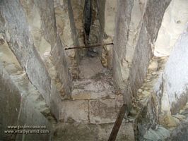 Techo c&aacute;mara interior Pir&aacute;mide de Meidum en Egipto