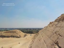 Cubierta exterior de la Pir&aacute;mide de Meidum en Egipto