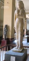 Estatua Reina Alabastro  Museo de El Cairo fotos im&aacute;genes