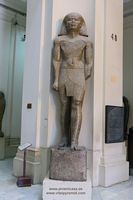 Iniciado estatua en Museo de El Cairo fotos im&aacute;genes