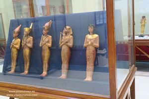 Figurillas estatuillas Museo de El Cairo fotos im&aacute;genes