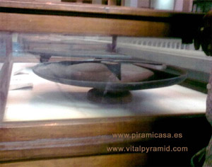 Disco de piedra dura en Museo de El Cairo fotos im&aacute;genes