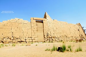 columnas en el Rameseum Egipto