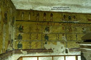 Cripta jerogl&iacute;ficos monos  KV 23