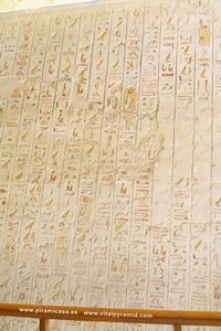 Jerogl&iacute;ficos  cripta del Valle de los Reyea