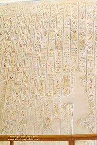 Jerogl&iacute;ficos  cripta del Valle de los Reyea