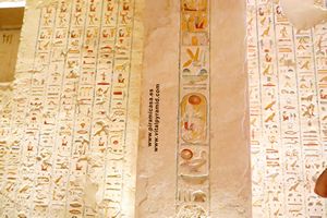 Jerogl&iacute;ficos  cripta del Valle de los Reyea