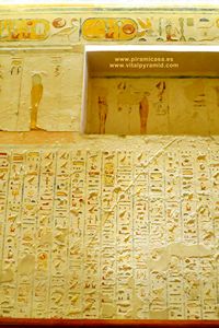 Jerogl&iacute;ficos  cripta del Valle de los Reyea