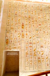 Jerogl&iacute;ficos  cripta del Valle de los Reyea